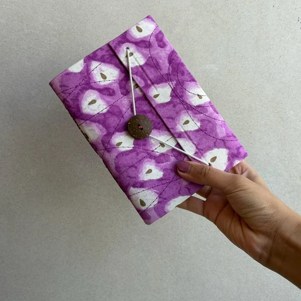 Violet Petal, Purple with white floral