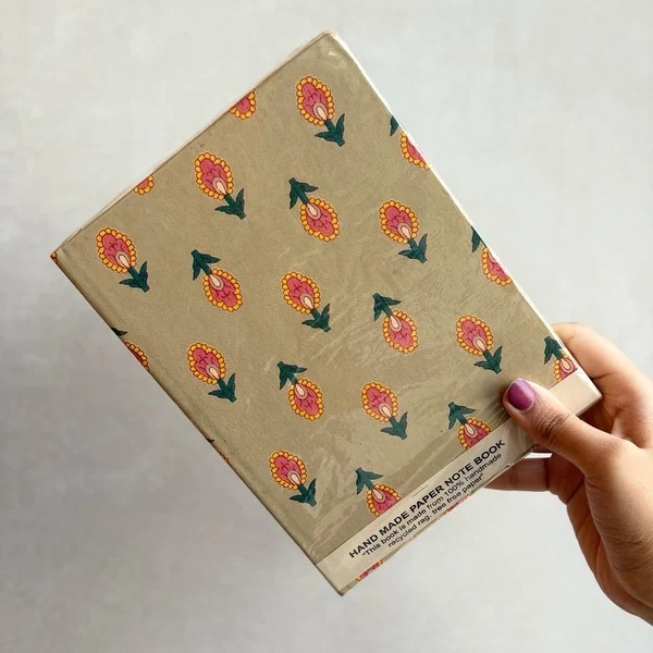 Sand Sprig, Sand/tan with sprig print