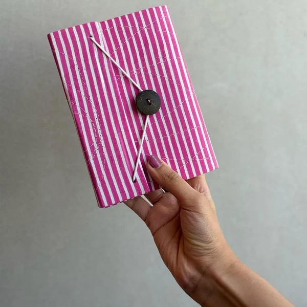 Berry Stripe, Pink and white stripe